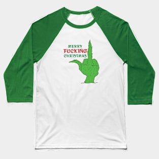 Merry F*cking Christmas Baseball T-Shirt